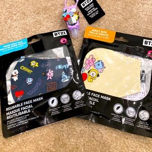 BTS. BT21 Face Mask and hand sanitizer.